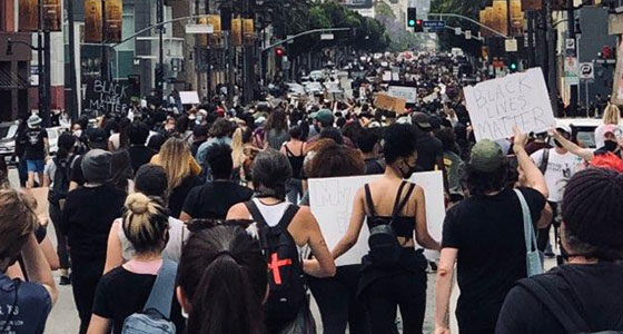 Hollywood Black Lives Matter Protest 2020